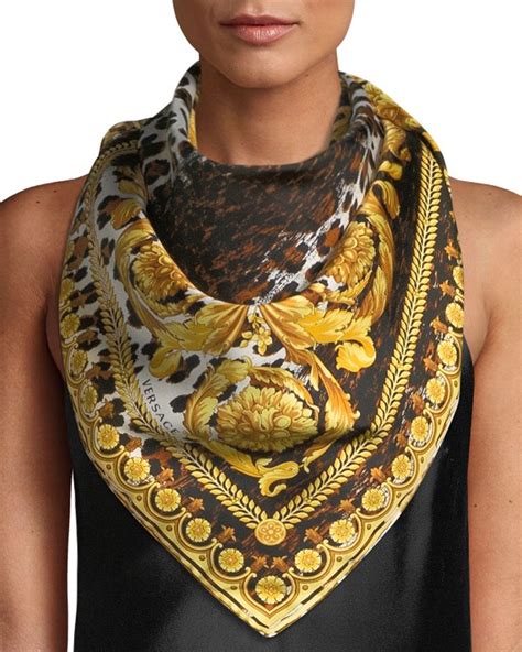 versace schal wolle gold|versace scarves for women.